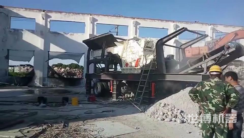 移动大口反击破破碎建筑垃圾 移动大口反击破破碎建筑垃圾